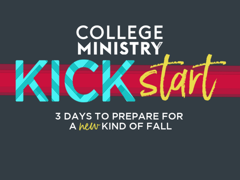 CollegeMinistry.com Kickstart 29