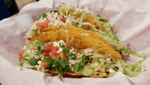 Two hard shell tacos